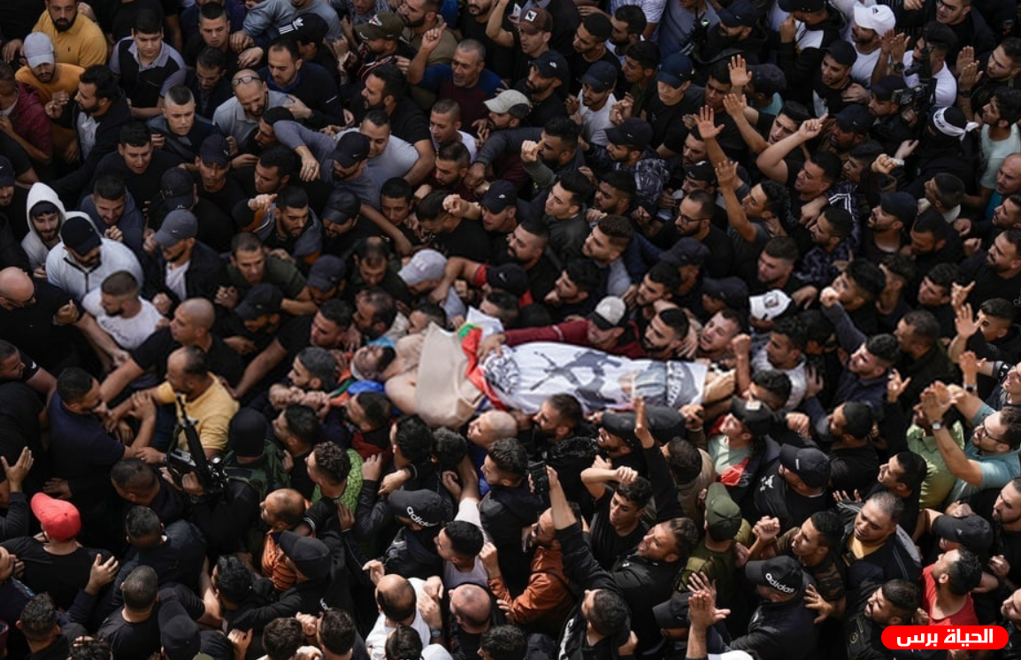 بالصور .. تشييع جثامين شهداء نابلس